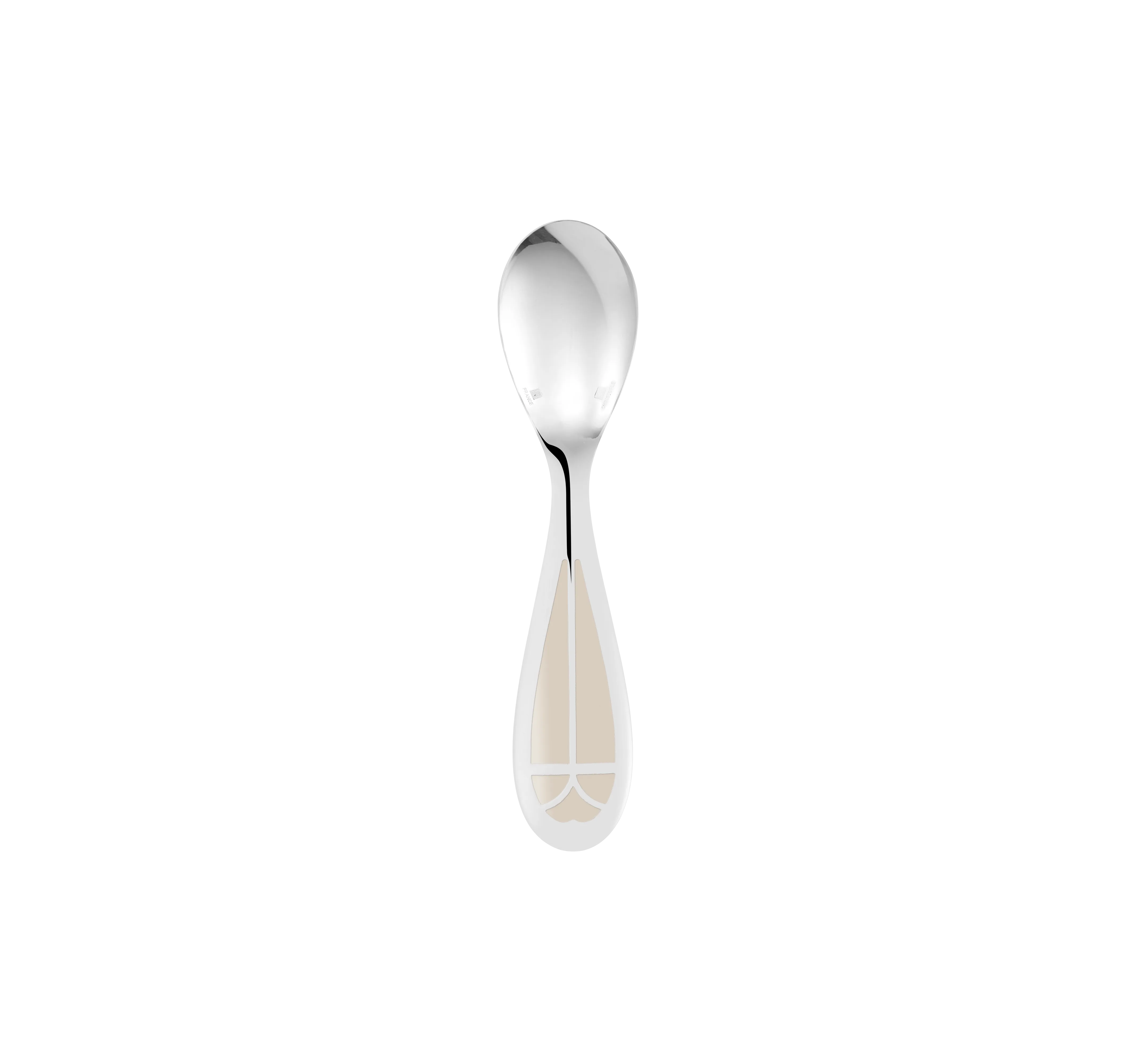 TALISMAN Silver plated Baby Spoon & Fork Set - Ivory